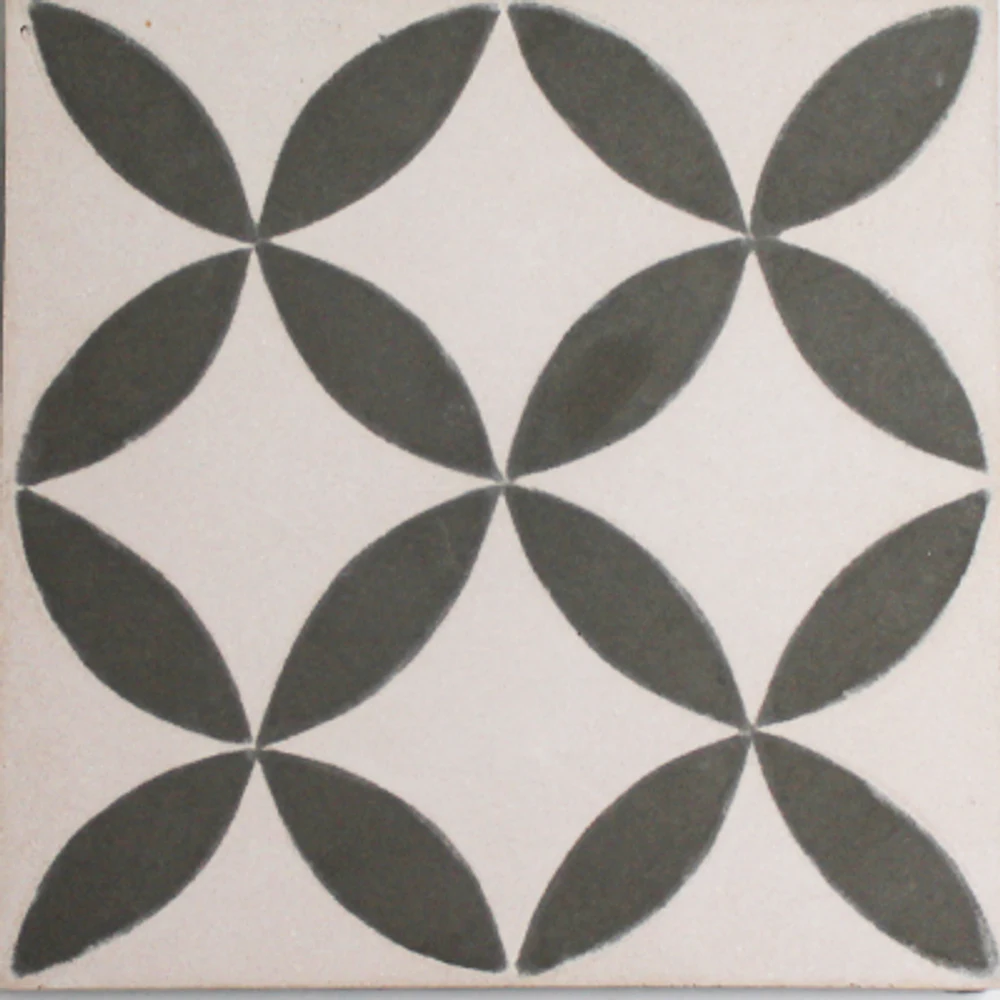 Ladrilho hidráulico circulo floral