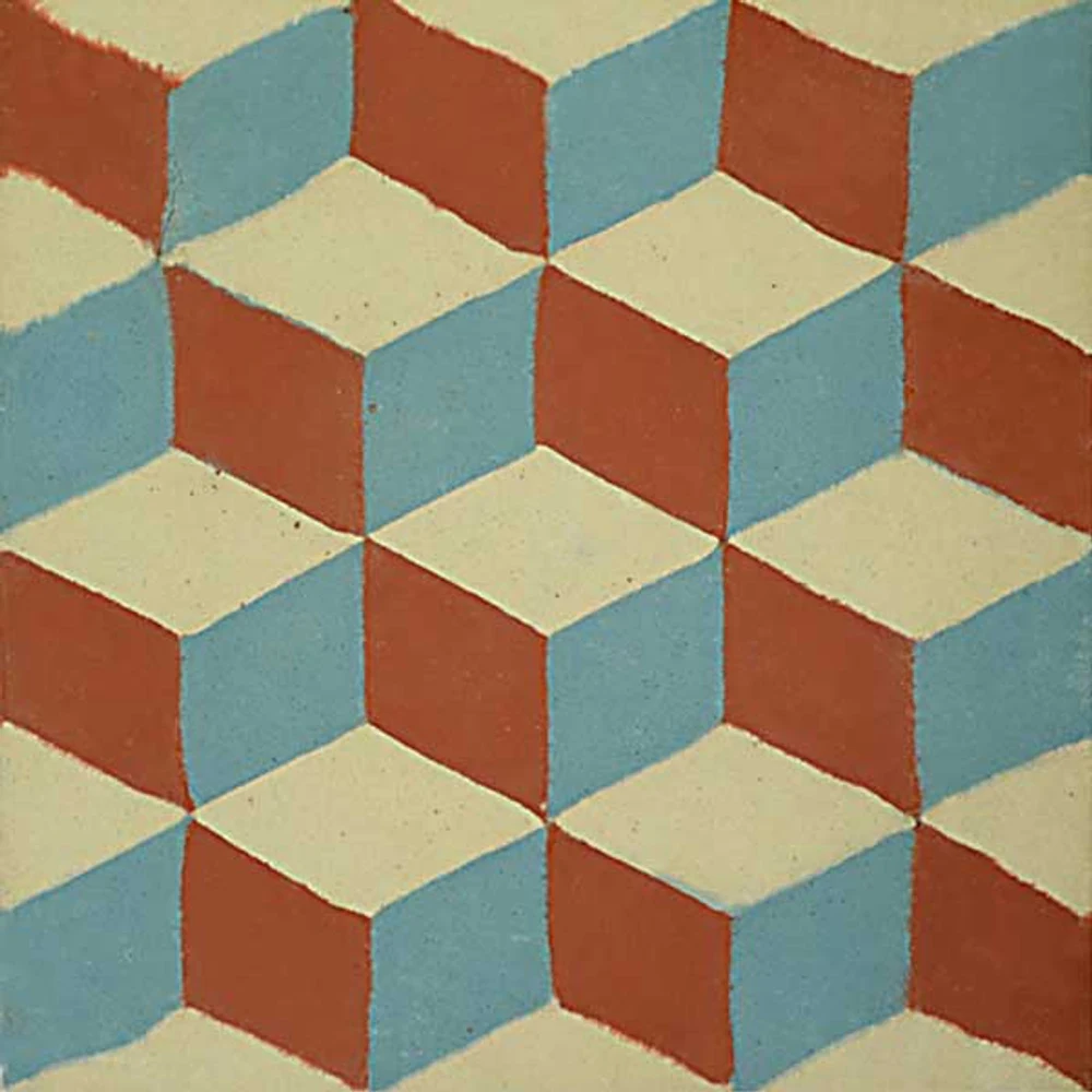 Ladrilho Hidráulico Losango Geometrico