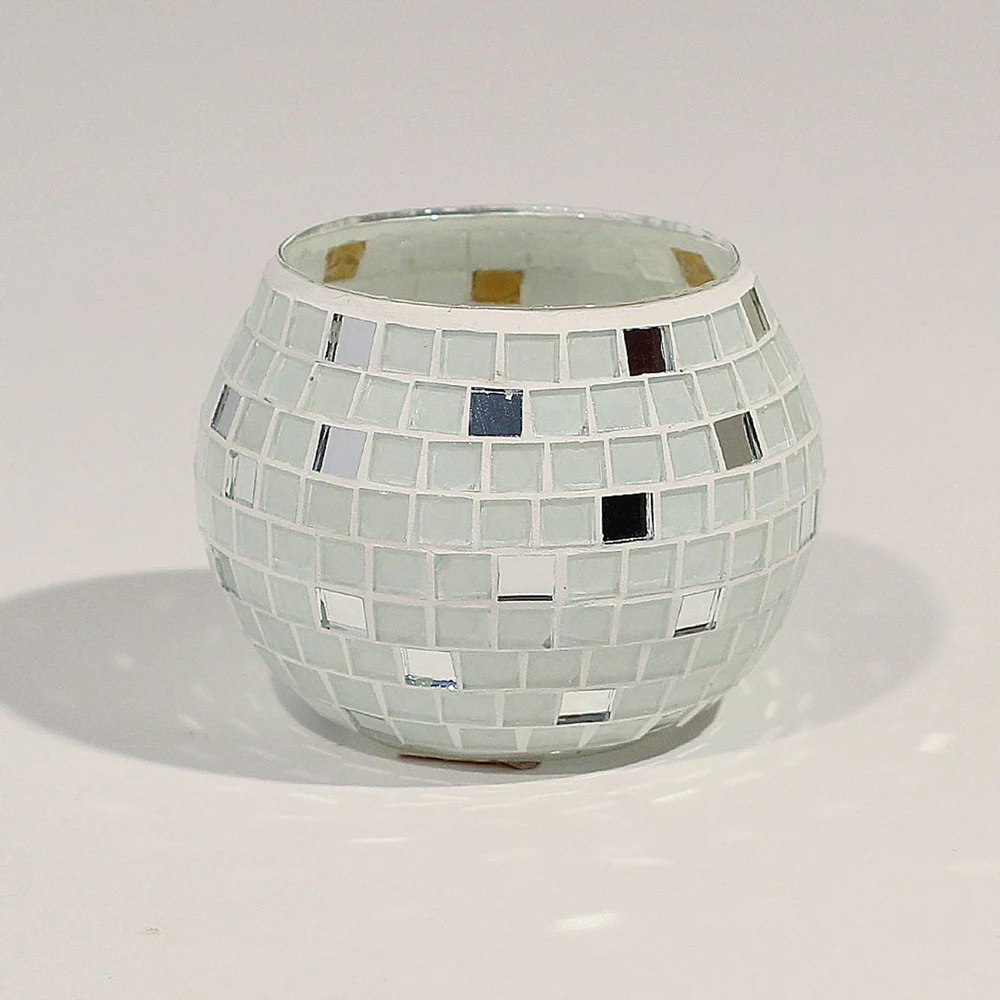 Vaso aquario mosaico em vidro mini